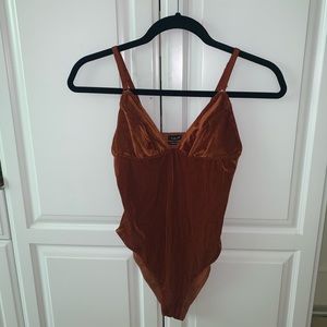 Copper orange Urban Outfitters body suit